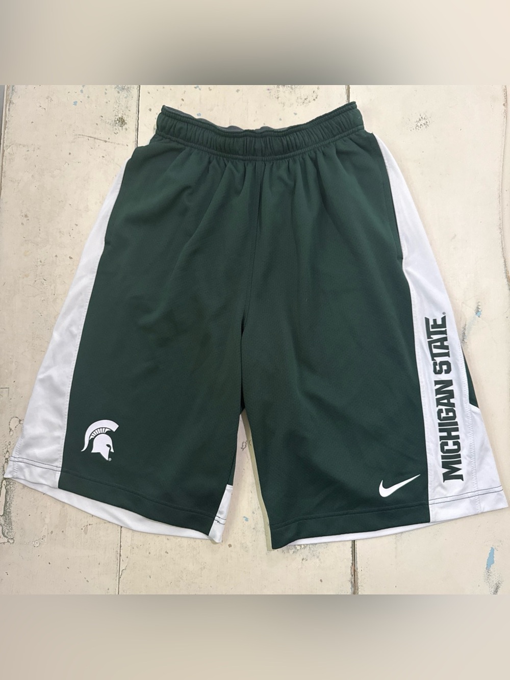 Men's Nike Dri-Fit Michigan State Spartans Basketball Shorts Sz. - Medium